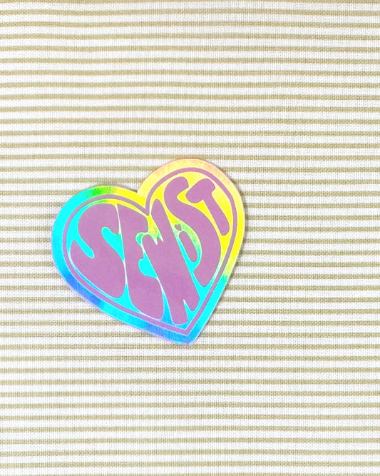 Holographic sewist sticker