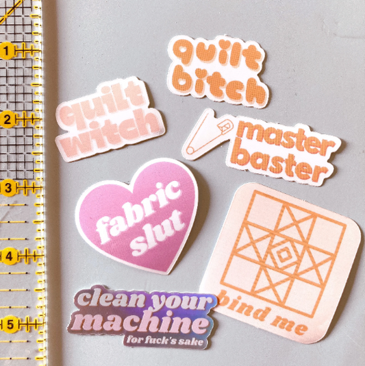 clean your machine holographic sticker