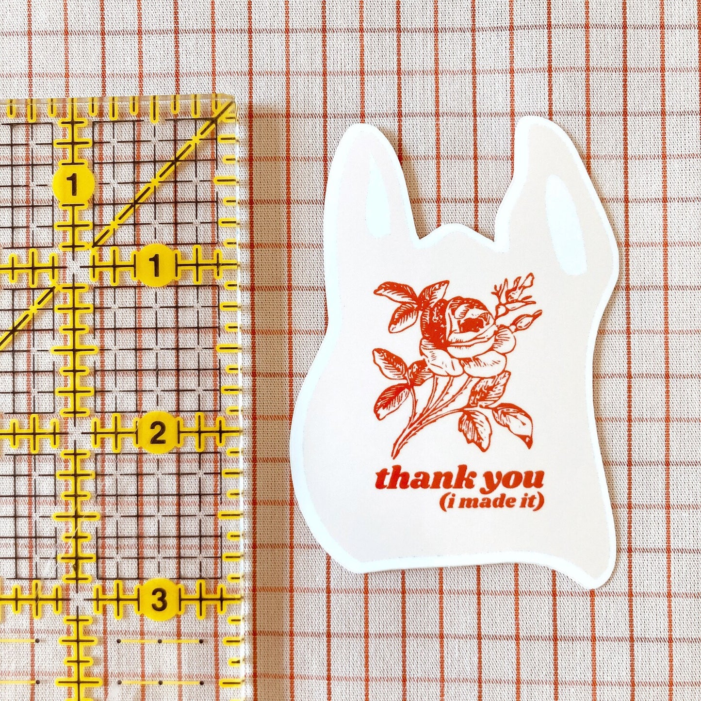 thank you, i made it! sticker