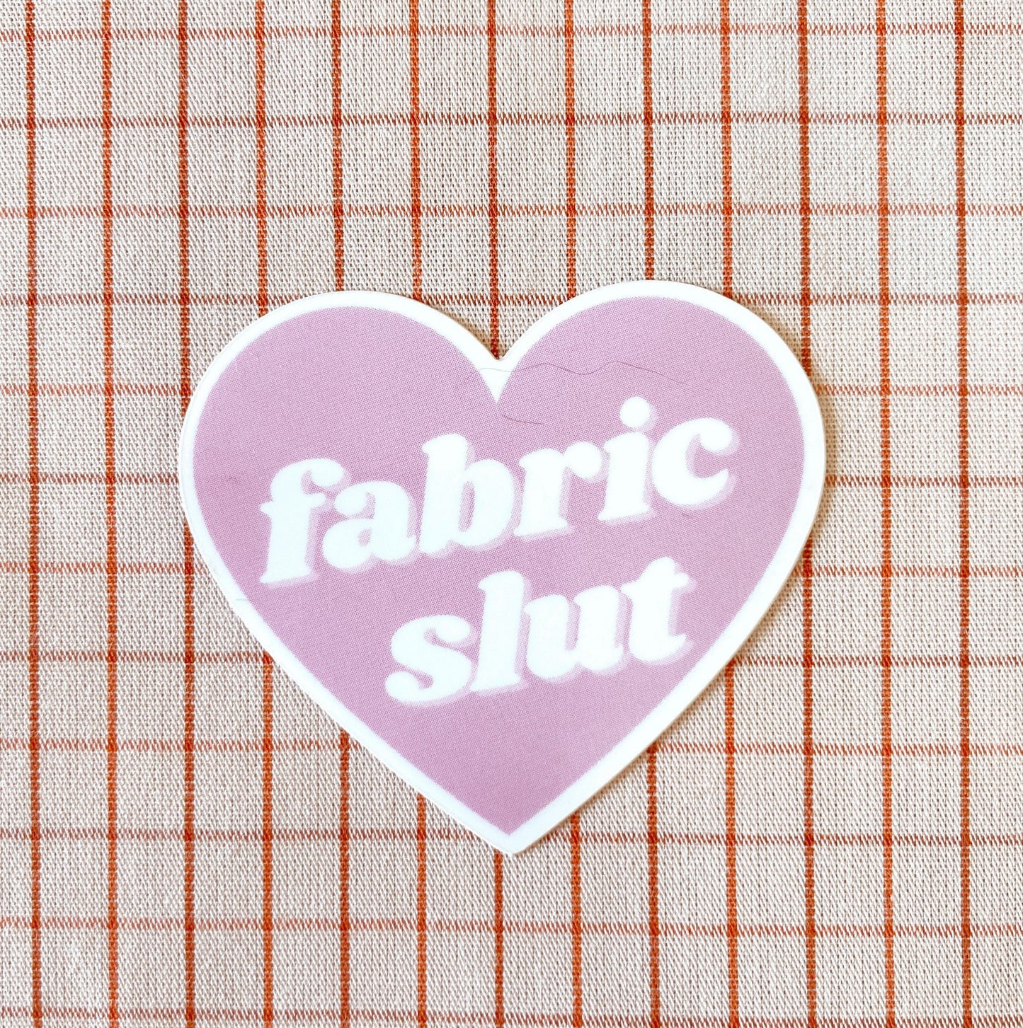 Fabric Slut vinyl sewing sticker